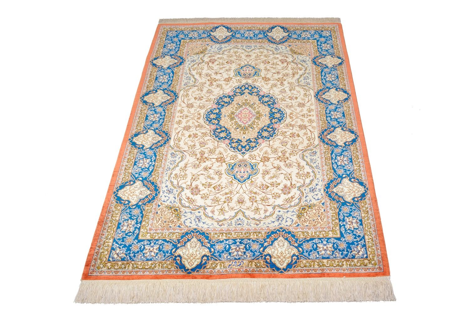 Oriental rug Ghom Silk Royal