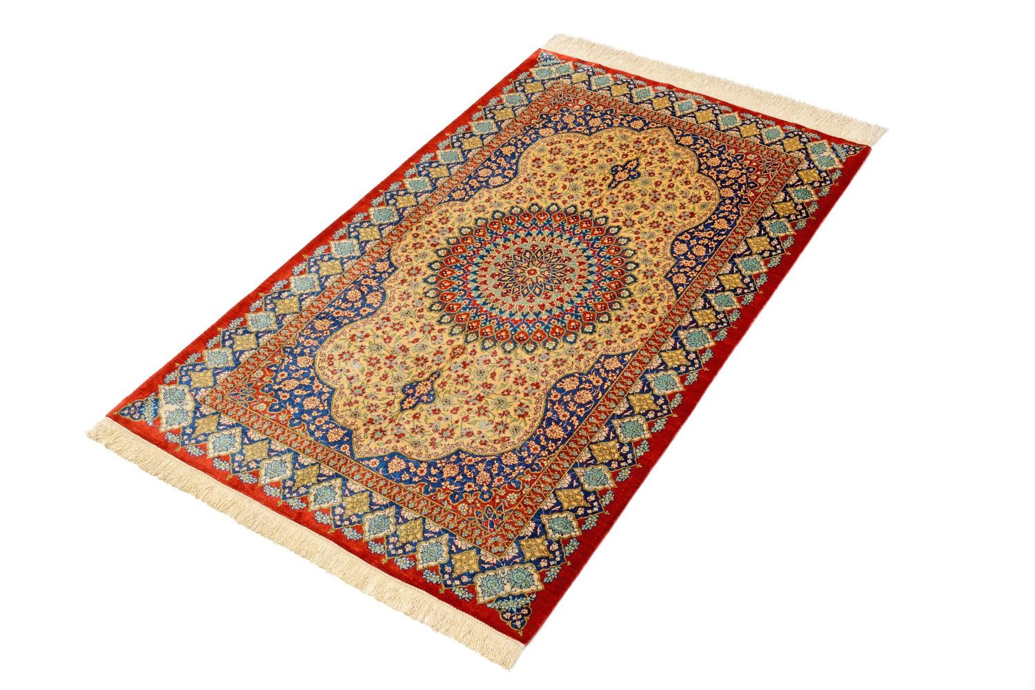 Oriental rug Ghom Silk Royal