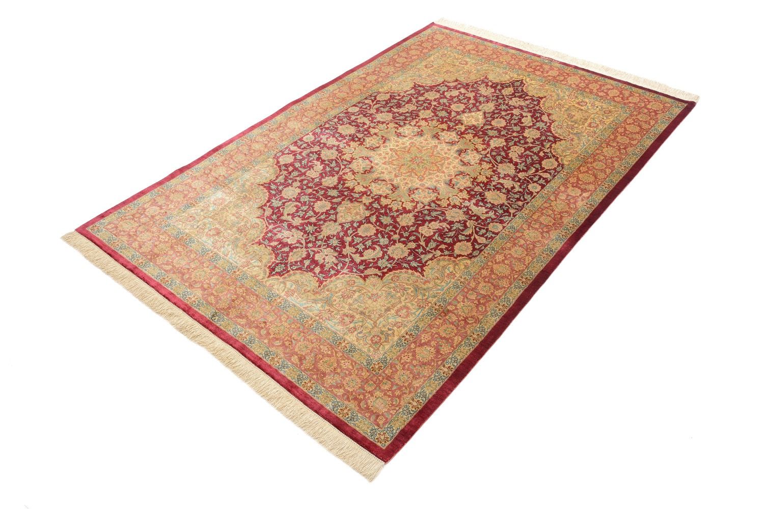 Oriental rug Ghom Silk Royal