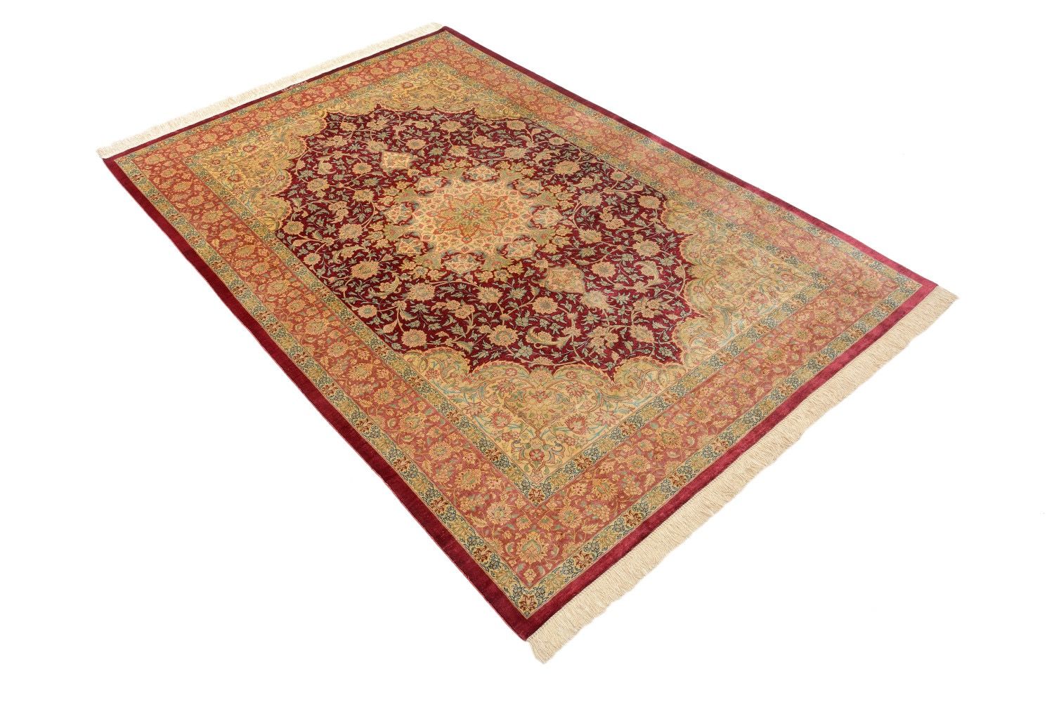 Oriental rug Ghom Silk Royal