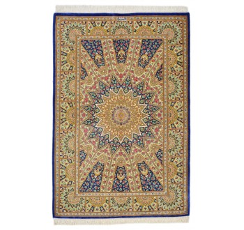 Oriental rug Ghom Silk Royal