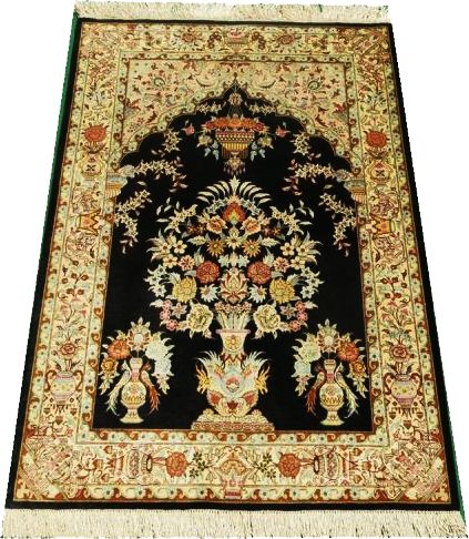 Oriental rug Ghom Silk Imperial