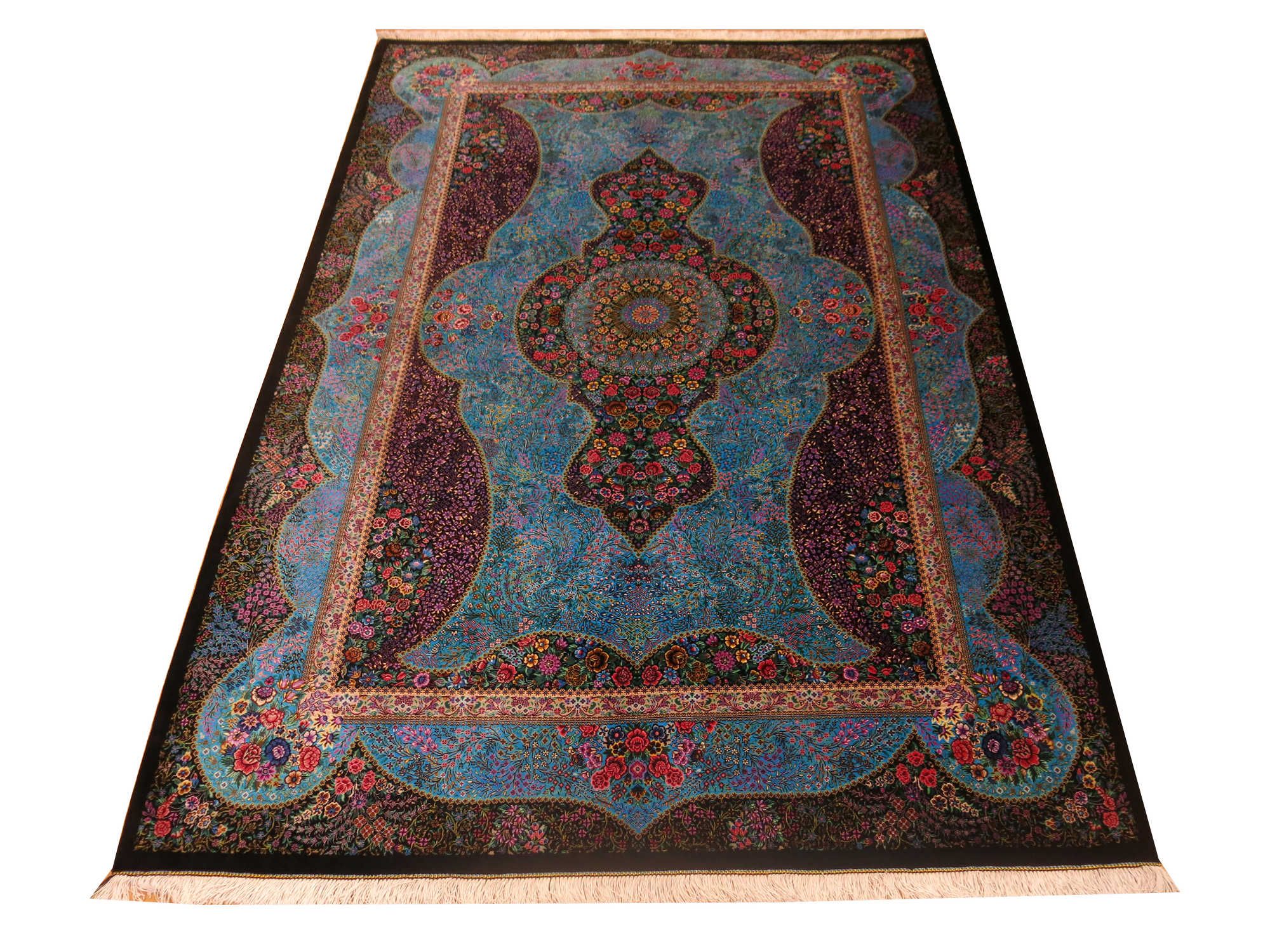 Oriental rug Ghom Silk Imperial